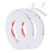 PATIKIL 2m/6.6ft �V�[�����O�t�H�[���e�[�v 2�p�b�N 1cm �� 5mm ���ЖʃE�F�U�[�X�g���b�s���O �E�B���h�E�h�A�f�M�p ��