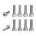 M METERXITY 10 шт упаковка. гнездо head колпак болт M5x16mm 0.8mm pitch кнопка head гнездо болт 304 нержавеющая сталь he