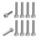 M METERXITY 10 шт упаковка. гнездо head колпак болт M5x25mm 0.8mm pitch кнопка head гнездо болт 304 нержавеющая сталь he