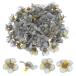 M METERXITY 50 штук входит. человеческий труд цветок. лепесток свадьба / Galland / шляпа / обувь / party. оборудование орнамент для фальшивый. Mini лепесток сакуры Bulk [ серый ]