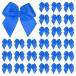 M METERXITY 50 упаковка Mini craft лента bow 1x1 дюймовый проверка ткань атлас лента bow btik craft DIY/ уход сумка / волосы bow so-