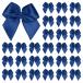 M METERXITY 50 упаковка Mini craft лента bow 1x1 дюймовый проверка ткань атлас лента bow btik craft DIY/ уход сумка / волосы bow so-