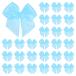 M METERXITY 50 упаковка Mini craft лента bow 1x1 дюймовый проверка ткань атлас лента bow btik craft DIY/ уход сумка / волосы bow so-