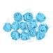 PATIKIL Mini rose искусственный цветок head 0.98" 144 шт Bulk вынос руля пена поддельный rose party оборудование орнамент для Sky голубой 