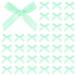 M METERXITY 100 штук входит Mini craft лента bow 1.6x1 дюймовый в клетку ткань атлас лента bow btik craft DIY/ сладости. 