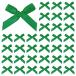 M METERXITY 100 штук входит Mini craft лента bow 1.6x1 дюймовый проверка ткань атлас лента bow btik craft DIY/ сладости. пакет / волосы bow so