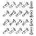 M METERXITY 20 штук входит одиночный отверстие щель булавка M3 x 8mm 304 нержавеющая сталь Flat Head щель булавка механизм соединение /.