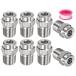 M METERXITY �\�ʐ��`�b�v 8�p�b�N - 15�x 1/4" NPT �I�X �������@�m�Y�� �N���[�i�[�m�Y�������p �X�e�����X�X�`�[��