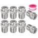 M METERXITY �\�ʐ��`�b�v 8�p�b�N - 40�x 1/4" NPT �I�X �������@�m�Y�� �N���[�i�[�m�Y�������p �X�e�����X�X�`�[��