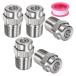 M METERXITY �\�ʐ��`�b�v 5�p�b�N - 0�x 1/4" NPT �I�X �������@�m�Y�� �N���[�i�[�m�Y�������p �X�e�����X�X�`�[�� �V