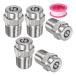 M METERXITY �\�ʐ��`�b�v 5�p�b�N - 25�x 1/4" NPT �I�X �������@�m�Y�� �N���[�i�[�m�Y�������p �X�e�����X�X�`�[��