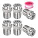 M METERXITY �\�ʐ��`�b�v 6�p�b�N - 25�x 1/4" NPT �I�X �������@�m�Y�� �N���[�i�[�m�Y�������p �X�e�����X�X�`�[��