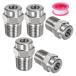 M METERXITY �\�ʐ��`�b�v 5�p�b�N - 40�x 1/4" NPT �I�X �������@�m�Y�� �N���[�i�[�m�Y�������p �X�e�����X�X�`�[��
