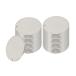 PATIKIL 32�� �����X�^���s���O�� 30mm �ۂ��l�[���^�O�X�e�����X�X�`�[���T�[�N���󔒃��x���t���b�g�v���[�g�f�B�X�N ���[ �U�[�����X�^