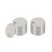 PATIKIL 18�� �����X�^���s���O�� 8mm �ۂ��l�[���^�O�X�e�����X�X�`�[���T�[�N���󔒃��x���t���b�g�v���[�g�f�B�X�N ���[ �U�[�����X�^��
