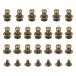 TIXIPEM 5mm мяч head stud заклепка винт задний [20 шт ] - metal раунд head кнопка ниппель заклепка сумка & ремень & ручная сумочка &re