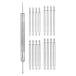 uxcell 16 шт. комплект 24/24/22/26mm наручные часы springs балка 1.5mm+1.8mm толщина частота булавка двойной фланец нержавеющая сталь сталь 