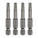 uxcell 4�Z�b�g T25�g���N�X�w�b�h�X�N�����[�h���C�o�[�r�b�g 1/4�C���`�Z�p�V�����N 2�C���`(50mm)�� ���C�t�� ���Ȃ��`�b�v ��