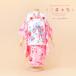  "Семь, пять, три" кимоно в аренду 3 лет девочка полный комплект . ткань комплект белый белый розовый роза лента Cherry Hello Kitty японская одежда японский костюм женщина . ребенок в оба конца бесплатная доставка 