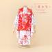  в аренду "Семь, пять, три" девочка 3 лет кимоно . ткань полный комплект красный красный белый .. колокольчик цветок . расческа кимоно комплект . ткань комплект 753 популярный ребенок кимоно . прекрасный .
