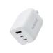 �G���R�� �}�� 65W AC�[�d�� TYPE-C �R���p�N�g iPhone17 3�|�[�g PD �z���C�g ( 1�� )