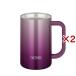 �T�[���X �^��f�M�W���b�L 600ml �p�[�v�� JDK-601C PL ( 2�Z�b�g )/ �T�[���X(THERMOS)