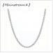 [Mainstream.K] цепь оригинальный titanium толщина 3mm длина 45/50/55/60cm женский мужской симпатичный аксессуары подарок подарок подвеска колье 