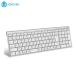  wireless key board iClever BK22 Bluetooth5.1 Japanese JIS arrangement 3 pcs same time connection possibility numeric keypad attaching full size super thin type Bluetooth keyboard IC-BK22