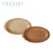 RIVERETlive let тарелка для макарон бамбук производства plate белый Brown 