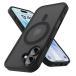 PinLiSheng iPhone 17 �P�[�X �}�b�g�� MagSafe�Ή� �}�O�l�b�g���� �J�o�[ �ČRMIL�K�i �ϏՌ� ���΂݂Ȃ� �X�g���b�v�z�[���t�� �}�O�Z�[�t�Ή� ��