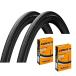 �^�C���ƃ`���[�u2�{�Z�b�g Continental(�R���`�l���^��) UltraSport3 �E���g���X�|�[�c3 [���s�A���i] (700x23C-����60mm)