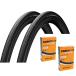 �^�C���ƃ`���[�u2�{�Z�b�g Continental(�R���`�l���^��) UltraSport3 �E���g���X�|�[�c3 [���s�A���i] (700x23C-����42mm)