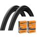 �^�C���ƃ`���[�u2�{�Z�b�g Continental(�R���`�l���^��) UltraSport3 �E���g���X�|�[�c3 [���s�A���i] (700x28C-����42mm(Wide�`���[�u))