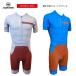 Monton[mon тонн ]SPORTS KID короткий рукав раздельный One-piece [ Short рукав велоспорт скорость костюм / велосипед гонки ]