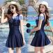  One-piece купальный костюм женский body type покрытие 20 плата 30 плата 40 плата 50 плата мама купальный костюм все в одном чёрный темно-синий морская вода . бассейн плавание лето 