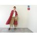 ...(......) tartan проверка / Evergreen Wide пальто * One-piece (61OP-01)