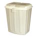  flat мир промышленность мусорная корзина eko бледный 75L песочный бежевый 