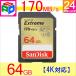 SanDisk Extreme SDXC 64GB UHS-I U3 V30 4K R:170MB/s W:80MB/s 4KбSDSDXV2-064G-GNCIN ѥå ã̵