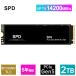 SPD встроенный SSD 2TB PCIe Gen5 M.2 NVMe 2280 супер высокая скорость считывание 14200MB/s записывание 13400MB/s SMI PS5 рабочее состояние подтверждено SP5-002TN 5 год гарантия экспресс доставка на дом на следующий день доставка бесплатная доставка 