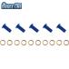 SWAGE-LINE Swage-Line GRP308-5 банджо болт (5 шт ) голубой 3/8-24 | одиночный 