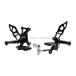 MORIWAKI Moriwaki 05060-2B251-01 Ninja400/250 18-,Z250/400 19- BACK STEP KIT BLACK