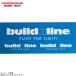 BUILD A LINE build a линия 20990004 BUILD A LINE наклейка-логотип большой маленький комплект большой (80x20mm)x1 листов / маленький (40x10mm)x2 листов 