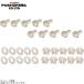 POSHposhu990510 экран винт ( поли машина bone-to)(10 штук )M5X10mm CLEAR