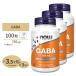 [3 шт. комплект ] GABA (gyaba) 750mg 100 шарик NOW Foods (nauf-z)