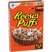  Lee She's пуховка утро еда для серийный шоколад арахисовое масло серийный 326g REESE'S PUFFS Breakfast Cereal, Chocola ваш заказ 