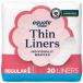 ���������� ���� �ѥ�ƥ��饤�ʡ� �쥮��顼 ������ ̵���� 20�� Equate Thin Panty Liners, Regular Length, In ������
