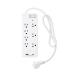  ваш заказ on разветвитель 7.USB USB-C имеется примерно 0.75m белый onn 7-Outlet Surge Protector with 1 US