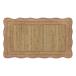 [woru mart бренд ] Pioneer u- man jute кухня ковер примерно 51×86cm The Pioneer Woman 100% Jute Scallop Ki ваш заказ 
