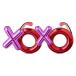  ваш заказ [woru mart бренд ] вес u selection plate костюм стакан XOXO красный розовый XOXO Costume Glasses for Ad
