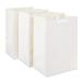 ваш заказ [woru mart бренд ] вес u selection plate подарок сумка примерно 18×25cm белый 3 листов Large White Gift Bags, 7in